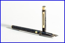 Sheaffer Targa 1003s F&uuml;ller schlanke Form Grey Ronce Laquer  14K Gold Feder
