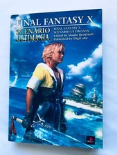 Final Fantasy X 10 Scenario Ultimania Guide Strategy Book First Edition PS2
