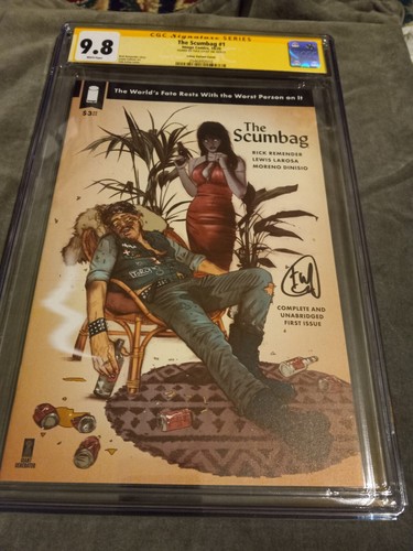 The Scumbag 1 CGC 9.8 signature Tula Lotay Retailer Incentive Variant Cover
