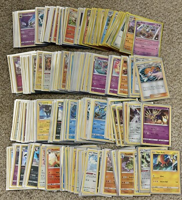 Pokemon 325 Count HOLO REVERSE Lot Sleeved Random Reverse s From Various Sets