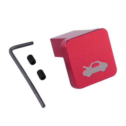 Brand New Hood Release Latch Cable Kit Direct Replacement Red Aluminum