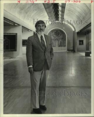 1974 Press Photo Richard Brown, Kimbell Art Museum director in Fort Worth 