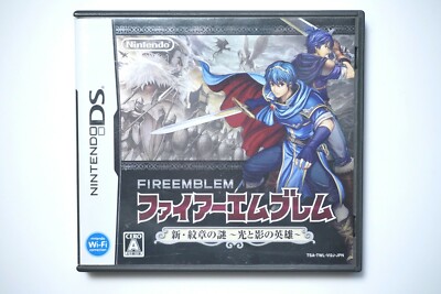Nintendo DS Fire Emblem Shin Monshou no Nazo boxed Japan DS game US Seller
