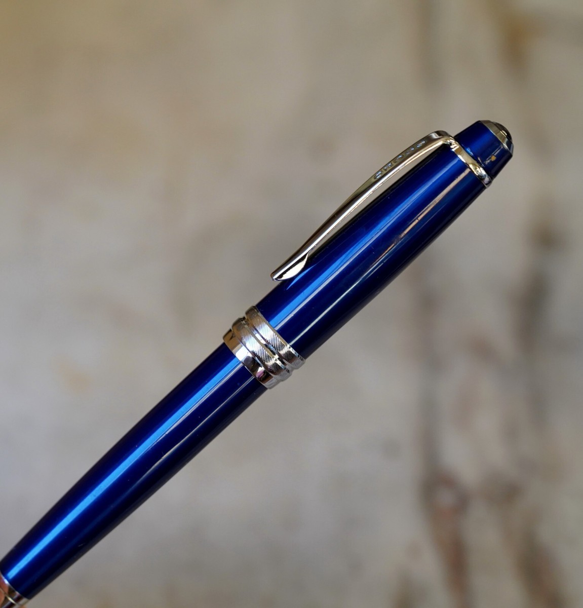 Stylo Plume Collection Laqué Bleu Nuit - Neuf De Stock, Jamais Encré, Sans Emballage