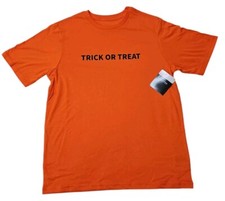 Way to Celebrate Boys Short Sleeve Halloween Graphic T-shirt Orange XXL 18 