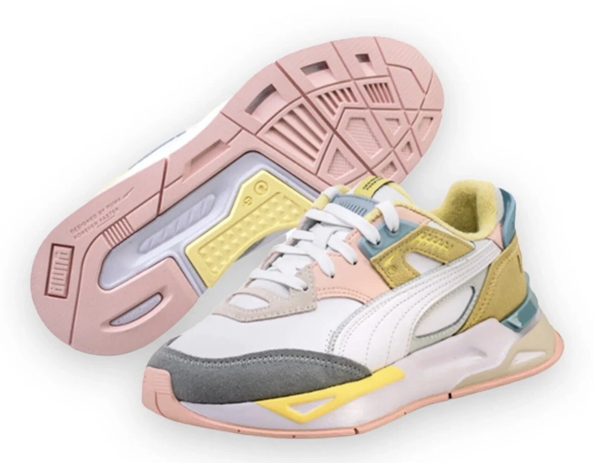 Puma Women s Mirage Sport Pastel Sneakers 382748 01 White Lotus