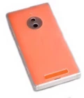 Silicone TPU mobile phone cover bumper protective sleeve in foggy for Nokia Lumia 830
