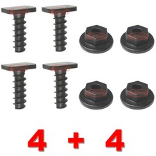 VAUXHALL CORSA C FRONT REAR WHEEL ARCH TRIM CLIPS PLASTIC NUTS & METAL SCREWS