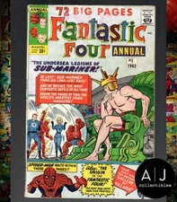 Fantastic Four Annual #1 1963 VG 4.0 1st app of Lady Dorma and Krang