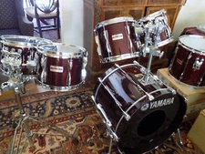 Yamaha Recording Custom Cherry Wood (2004) 8 piece drum set shell bank