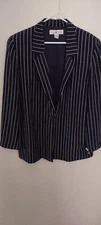 Pre-owned, Vintage Saks Fifth Avenue  women's silk jacket, size XL EUC