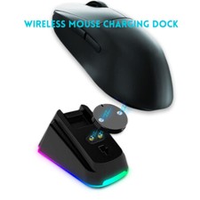 Mouse Wireless Charging Dock for Logitech G502 G703 G903 GPW G PRO X Superlight