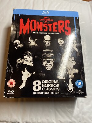 Universal Monsters: Essential Coll. Blu-ray (8 Disc Set) Incl. Booklet/Postcards