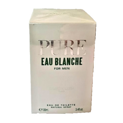 Pure Eau Blanche by karen low Men's Eau De Parfum Spray 3.4 fl. oz / 100 ml NIB