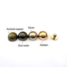 Various Colors Sizes DIY Round Rivets 8mm to 20mm for DIY Crafting Supplies