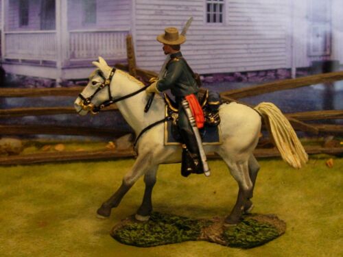 ACW Civil war Britains rare Reb Cavalry from set 31139 metal 56mm fits Conte