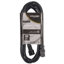 Accu Cable ECCOM10 IEC Male To IEC Female 10ft New