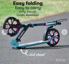 New Zinc Verge Pro Scooter Strong Lightweight Foldable