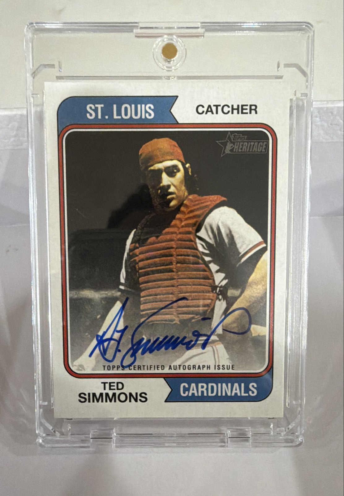 2023 Topps Heritage - Real One Autographs Ted Simmons #ROA-TSS (AU)
