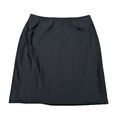 L.K. Bennett black pencil skirt wool blend size 12 NWT