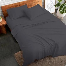 4 Pcs Hotel Luxury Bed Sheets  Pillowcases 100 Egyptian Cotton 800TC KING SIZE