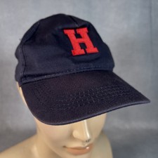 Huf Skateboard Classic Logo H Baseball Cap SnapBack Hat Navy Blue Sunfaded Youth