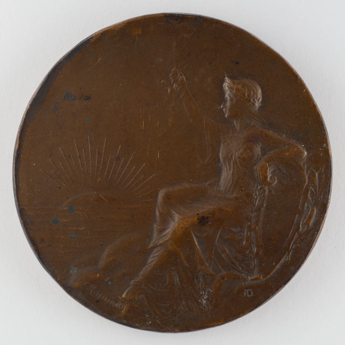 MEDAILLE BR. F.RASUMNY - 54mm - CONCOURS GYMNASTIQUE PRO PATRIA à LÉON