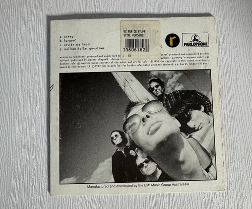 Radiohead - Creep 4 Track EP - CD Single Import Rare! Parlophone Records - Foto 3 di 3