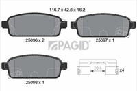 Bremsbelagsatz BremsklöTze FüR Opel Zafira Tourer C P12 Astra J GTC L48