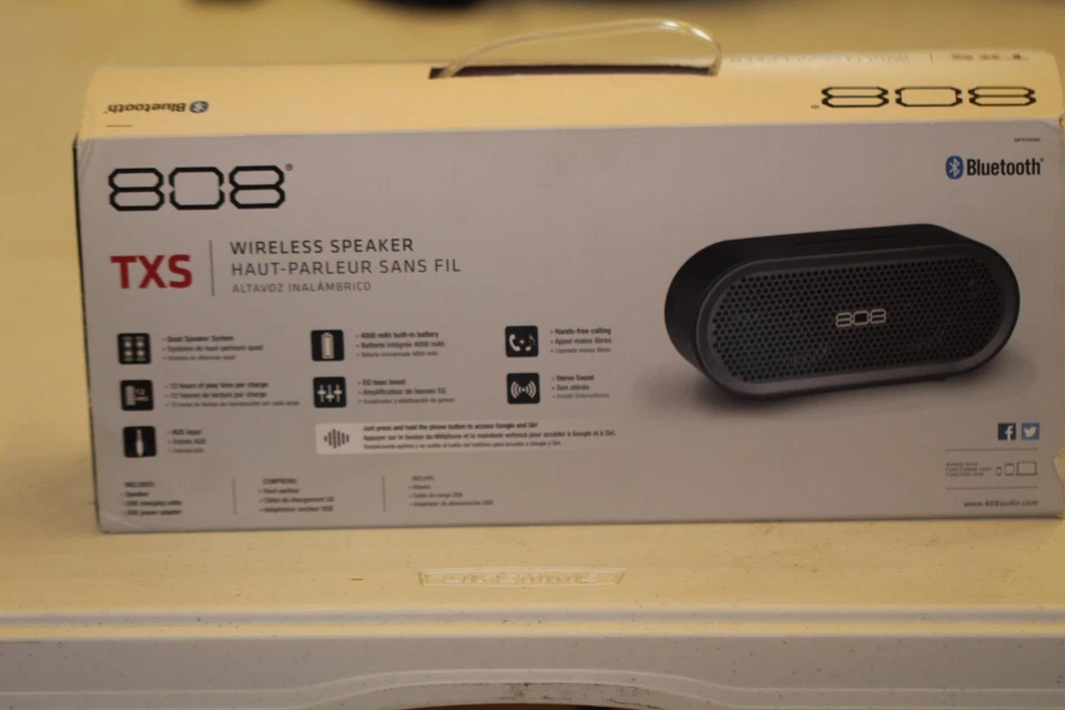 Altavoz Bluetooth Inalámbrico Portátil TXS 808 SP370GM EFS CAW 01 Recargable 12 horas Foto 2 de 4