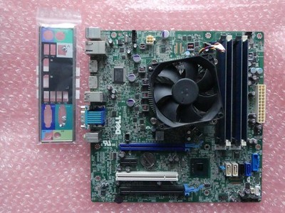 DELL Optiplex 7010 micro ATX Board 0GY6Y8  - 8GB RAM - i3-3240 + Lüfter + Blende