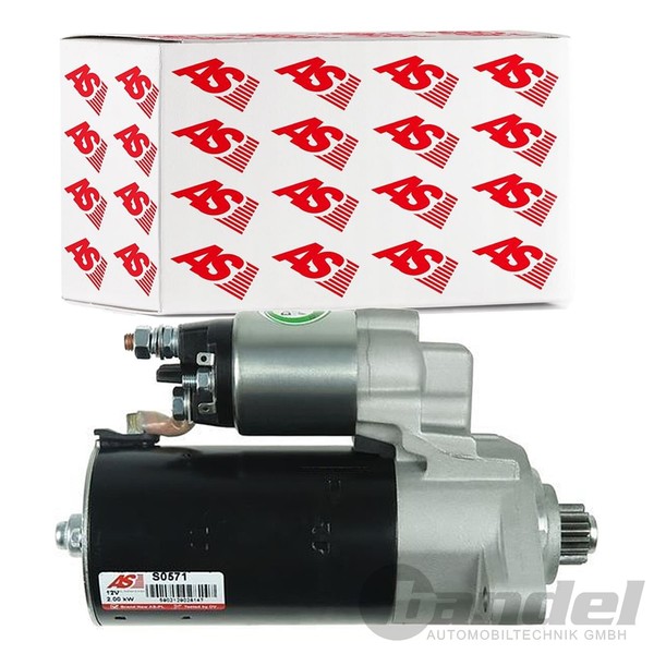 As-Pl Anlasser Starter 2,00Kw Passend FüR Porsche Cayenne | S0571-image
