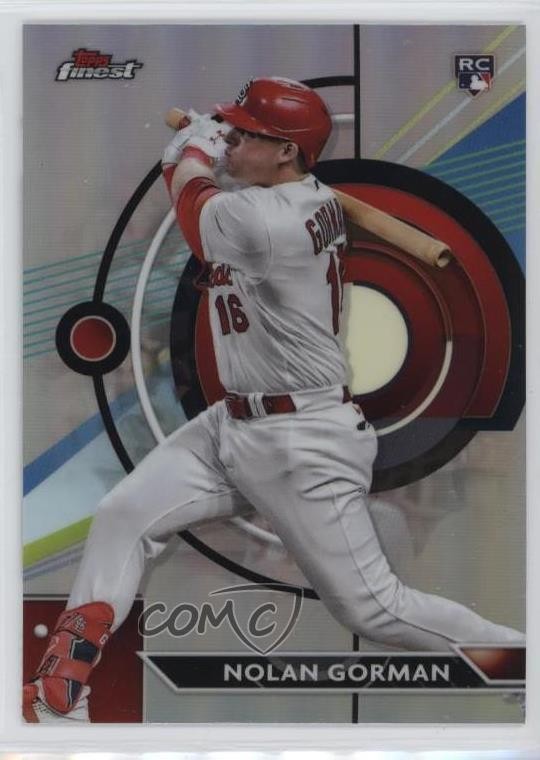 2023 Topps Finest Refractor Nolan Gorman #92 8p7