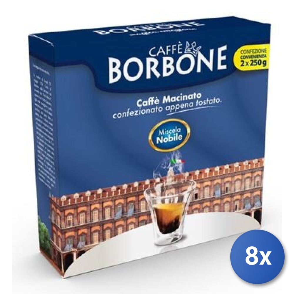 8X Multipack Borbone Ground Coffee Nobile 2X250