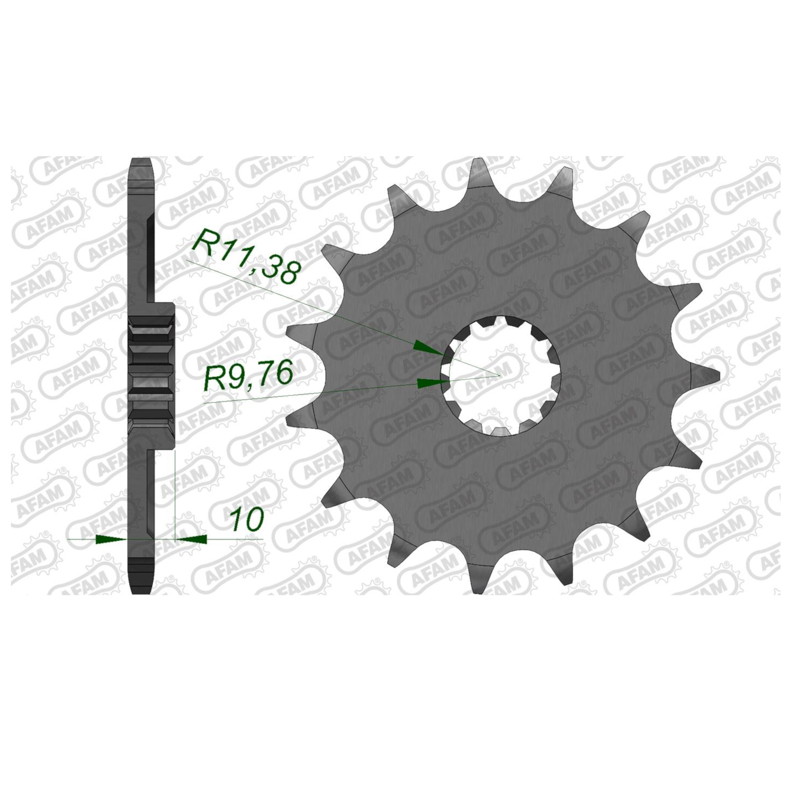 AFAM 22303-14 FRONT 14T, 520