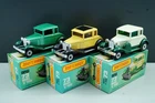 Matchbox Lesney No 73 Model A Ford Triple Set VNM to M +Original Boxes