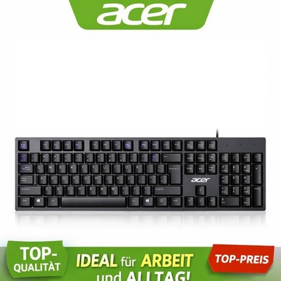 Tastatur mit Kabel Kabelgebunden USB Nummernblock Computer Acer PC  Keyboard