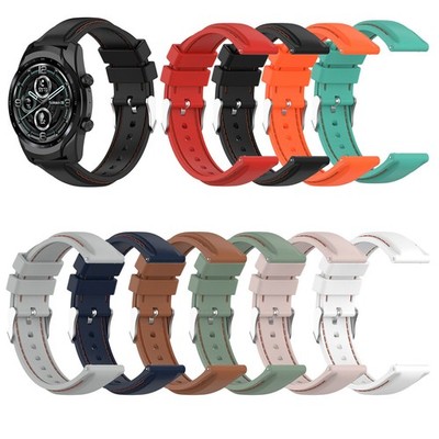 For Ticwatch Pro3 22MM Silicone Watch Strap Waterproof Band Wristband New Belt
