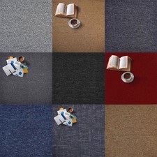Carpet Tiles Heavy Duty 20pcs 5SQM Commercial Office Home Shop Retail Flooring