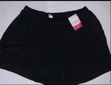 Women Casual Cotton Pull Up Shorts Elastic Waist