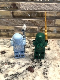 Ninjago Lloyd DX Custom Lego Minifigure Zane Nrg lot of 2! 5004076 9590 🔥