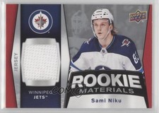 2018-19 Upper Deck Rookie Materials Sami Niku #RM-SN 8yz