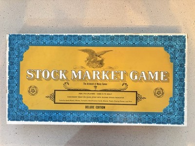 Stock Market Board Game Whitman - ''Deluxe Edition'' - 1968 - 99% Read