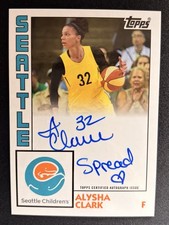 2020 Topps Seattle Children's Heroes Auto - Alysha Clark #SCH-5