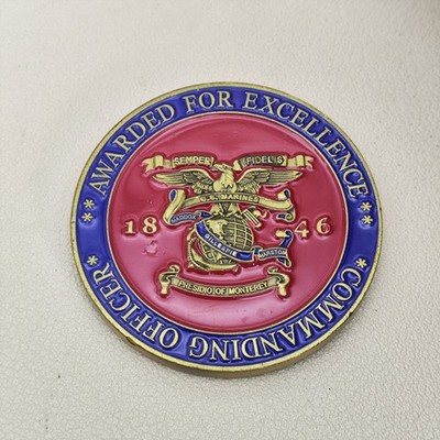 U.S. Marine Detachment Presidio of Monterey Challenge Coin