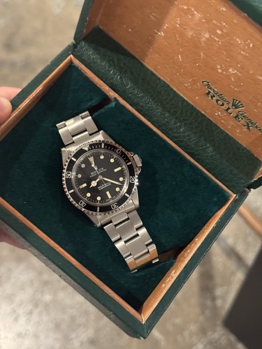 Vintage Rolex Submariner 5513 Patina - Box, Running Perfectly