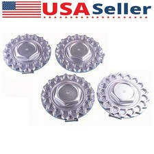 Silver Wheel Rim Center Cap Hub For Str 606 Bbs Rs Esm 002r 247l169 9155l169