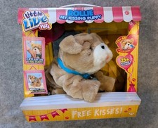 Little Live Pets My Kissing Puppy Dog Rollie Wrinkle Electronic Pet Plush - NIB