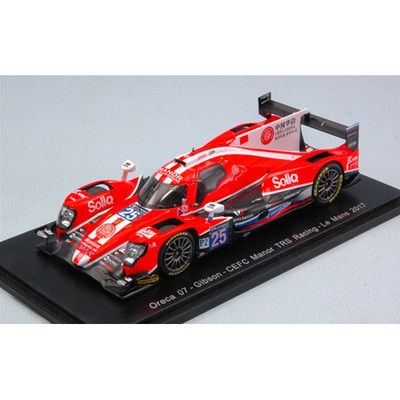 ORECA 07 GIBSON N.25 DNF LE MANS 2017 GONZALES-TRUMMER-PETROV 1:43 Spark Model A