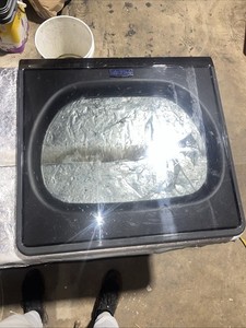 OEM Maytag Whirlpool Dryer Door W10709185 Metal Hinge Latch Front Load (A)